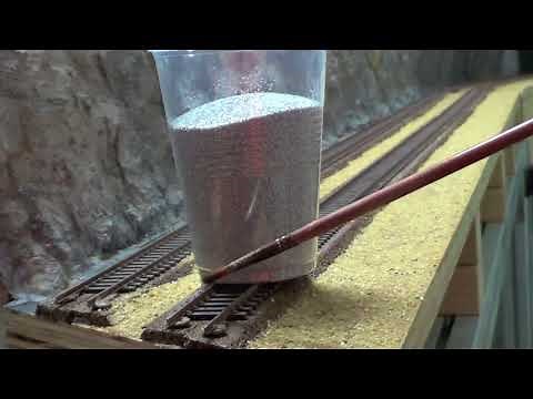 The Winter Snow Scene Part One "Model Trains"