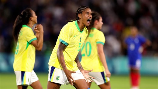 Brazil stuns host France in 1-0 quarterfinal win