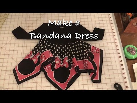 Make a Bandana Dress for a Child - FREE PATTERN