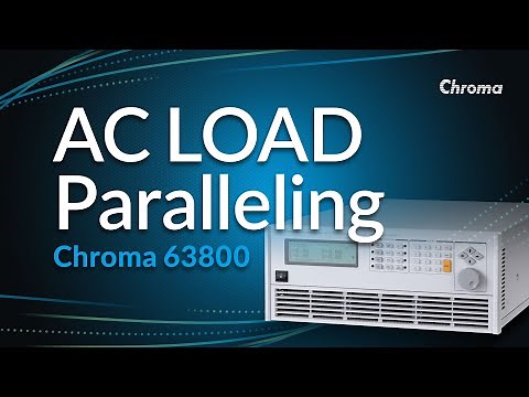 63800 AC Load Paralleling
