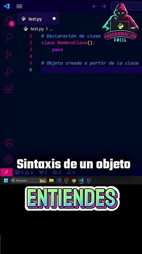 🐍 Python: ¿Cómo se crea un objeto? 🐍 #python #codificacion #programacion