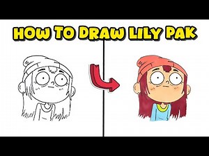 How to Draw Lily from Wylde Pak – Cartoon Character Drawing