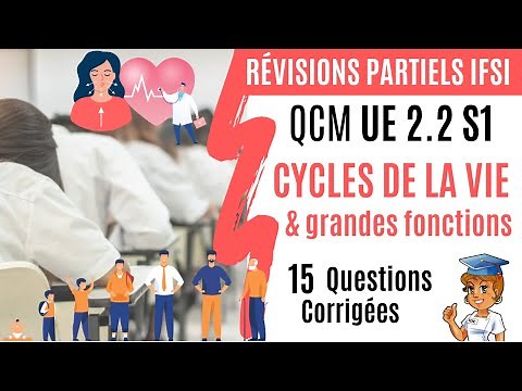 QCM UE 2.2 S1 - Cycles de la vie et Grandes fonctions (Révisions partiels)