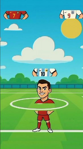 Cartoon Football Player Reveal ⚽🔥 | Red kit Star Enters the Field?