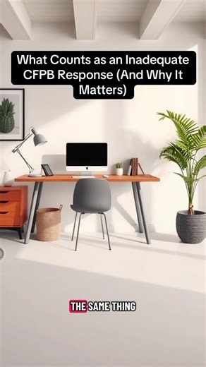 A response isn’t the same thing as a resolution. Not all CFPB responses are created equal. A reply that avoids the issue, repeats policy, or provides no documentation may still be inadequate — even if it was submitted on time. This post explains what to watch for and why it matters. Save this. Share it with someone who got a “response” that solved nothing. Comment INADEQUATE for the exact follow-up wording. #BankingExposed #CFPB #ConsumerRights #BankComplaints #FinancialLiteracy