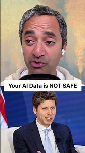 Chamath: Your AI Data Is NOT SAFE