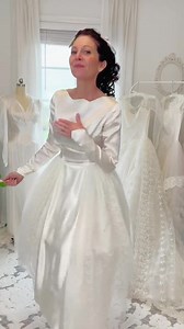 1950s Vintage Satin & Lace Tea-length Wedding Gown, XS/SM - Etsy