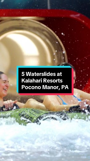 Kalahari Resorts in Pocono Manor offers waterpark thrills all year round! Check out the fun we had at the giant indoor waterpark that offers dozens of attractions for the whole family. 🌊 #DiscoverNEPA