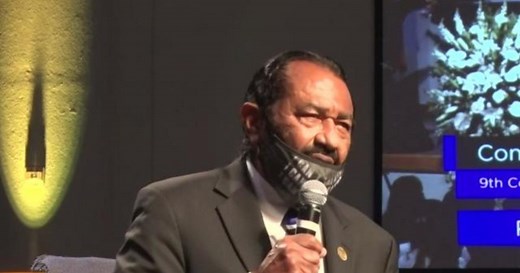 Congressman Al Green speaks at George Floyd's funeral