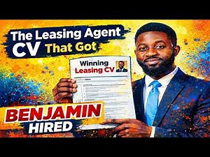 The Leasing Agent Resume That Got Benjamin Hired | Leasing Agent Resume Example