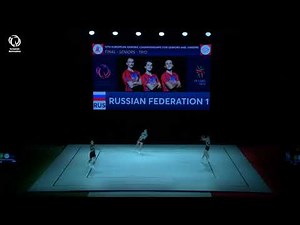 Aleksei GERMANOV, Anton KOLOBOV & Petr PERMINOV (RUS) - 2021 Aerobics European bronze medal, trio