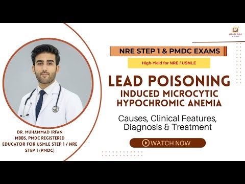 Lead Poisoning–Induced Microcytic Hypochromic Anemia | High-Yield USMLE & NRE Step 1