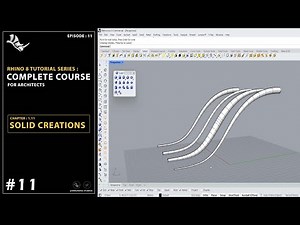 Rhino 8 Tutorial for Architects | Episode - 11 | Solid Creation