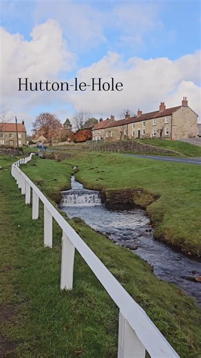 The beautiful village of Hutton-le-Hole 💙🌿 Have you been? 😃 📅 Video taken last year. | Yorkshire Postcards