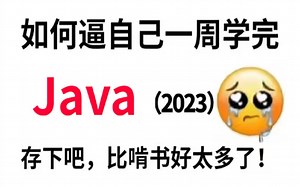 最新版2023Java零基础入门 | Java基础实战全套教程 | 从入门到到就业全套Java课程_Java开发_Java实战_Java项目_Java基础