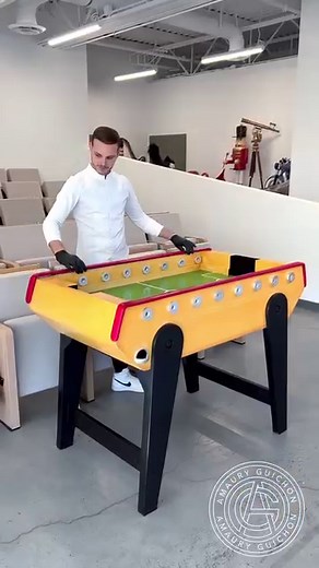 Chocolate Foosball! ⚽️ Right on time for the World Cup! | Amaury Guichon