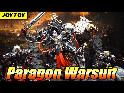 Joytoy PARAGON WARSUIT Sister Aedita Warhammer 40K 1/18 action figure unboxing & review