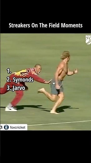 When Streakers Crashed Cricket Games #cricket #viral #shorts