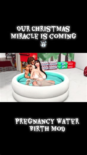 Itsssss timeeeeeeee❗️❗️❗️ L.A is Finally in labor. 🤰🏽 We’re doing an at home water birth for our first born child. We wanted to be comfortable with all our family around. So here goes. Mommy and daddy can’t wait to meet you baby. #sim4mods #simsmods #simstok #fyp #blacksimmer