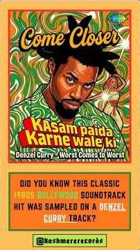 This ‪@DENZELCURRYPH‬ track sampled an 80s Bollywood Anthem! #hiphop #denzelcurry #bollywood #edit