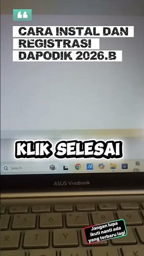 How to Install and Register the Latest Dapodik 2026.B Correctly