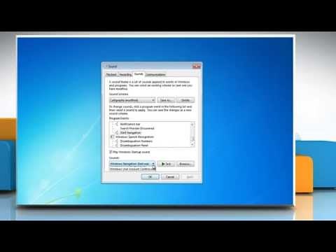 How to turn off click sound on Windows® 7 PC