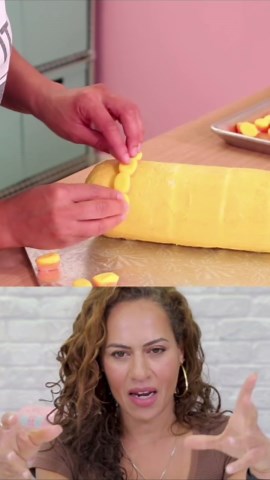 How would YOU make the kernels on this corn cake?