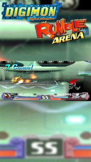 Digivolution Veemon | Digimon Rumble Arena ( PS1 ) #shorts #nostalgia