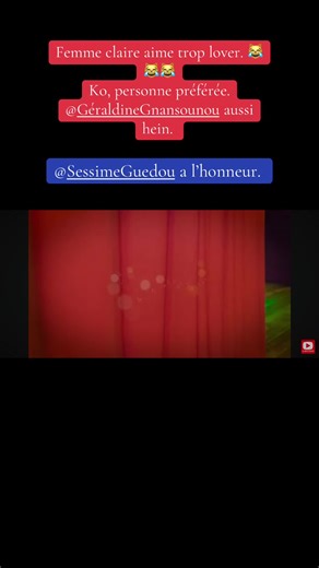 Femme claire aime trop lover | Sessime Guedou & Geraldine | Challenge