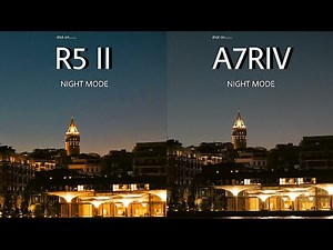Canon EOS R5 MARK II VS Sony A7RIV| NIGHT MODE | Camera Test