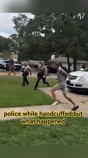 He Tried To Escape In Handcuff...