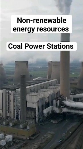 Non-renewable energy resources, coal power. KS3 #science