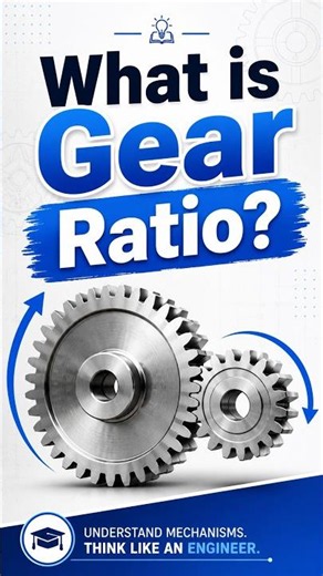 How to Calculate Gear Ratio | Grade 8 Technology #grade8technology #gearratio