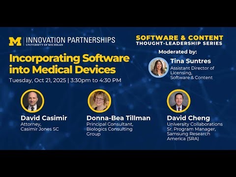 Software & Content Thought-Leadership Series: Incorporating Software into Medical Devices