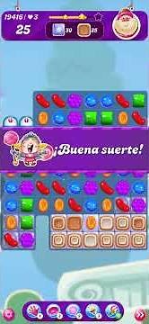 Candy Crush Saga Level 19416 complete + *OVNI + 13 MOVIMIENTOS* (nivel 19416)