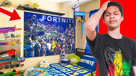 I Transformed My Brother’s Room Into a Fortnite Paradise – He Freaked Out
