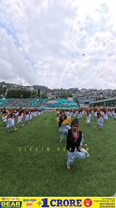 4.2K views · 96 reactions | 1,100 students set International Book of Record with Chutkey Dance on Sikkim’s 50th Statehood Day | Sikkim Review | Facebook