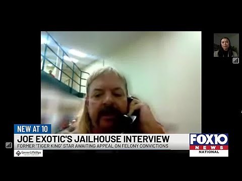 Jailhouse interview with Joe Exotic, star of Netflix’s Tiger King...Where is he now?