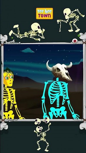 Groovy Cowboy Skeletons Walking Out #shorts #halloween #spookysongs