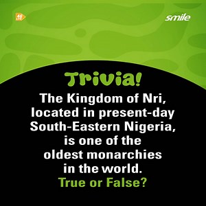 The Kingdom of Nri, located in present-day southeastern Nigeria, is one of the oldest monarchies in the world. Agree or look away?🤔 Let us know in the comments 😉. Smile #History #Legacy #Smile #Trivia #Nigeria | Smile Communications Nigeria