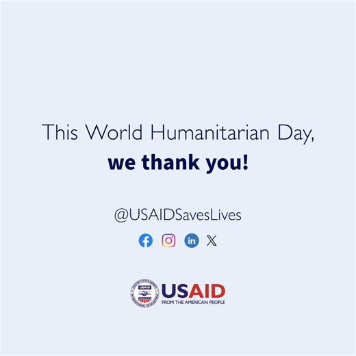 1.1K views · 38 reactions | Humanitarianism is about people helping people. On #WorldHumanitarianDay, and every day, we give our thanks to the incredible people – USAID's Bureau for Humanitarian Assistance staff, their partners, and more – who go to work every day in some of the world’s most dangerous places and embody this ethos to help the most vulnerable around the world. #ActForHumanity | U.S. Embassy Zimbabwe | Facebook