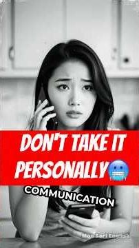 Taking Things Personally Is Destroying Your Confidence #shorts #shortvideo