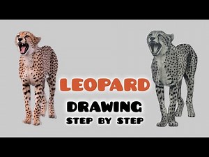 How to Draw a Realistic Leopard 🐆 | Step by Step Pencil Drawing Tutorial