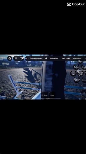 Equestrian testing on Roblox btw