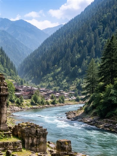 Sharda – The Ancient University of Neelum Valley | Hidden History of Kashmir 🏔️ Located in the beautiful Neelum Valley, Azad Kashmir, Sharda is a place where breathtaking nature meets ancient history. Sharda was once home to the famous Sharda University, one of the oldest centers of learning in the region. The historic Sharda Temple still stands there today, reflecting the rich cultural and historical heritage of the valley. Surrounded by majestic mountains and the flowing Neelum River, Sharda 