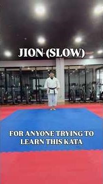 Kata Tutorial: Jion (Slow), for anyone who wants to learn this kata 🥋 #karate #shorts