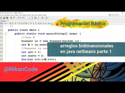 Arreglos bidimensionales en java netbeans - parte 1