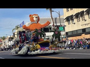 Rose parade 2023 FULL LENGTH With ALL FLOATS and BANDS! The 134th Rose Parade