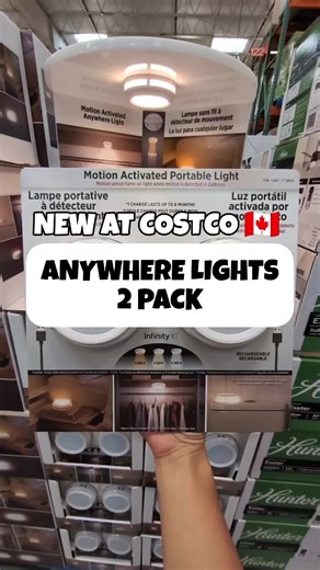 Motion Sensing Portable Light Set - 2 Pack at Costco Canada