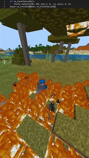 🔥 I Turned Every Step Into FIRE in Minecraft! 🔥